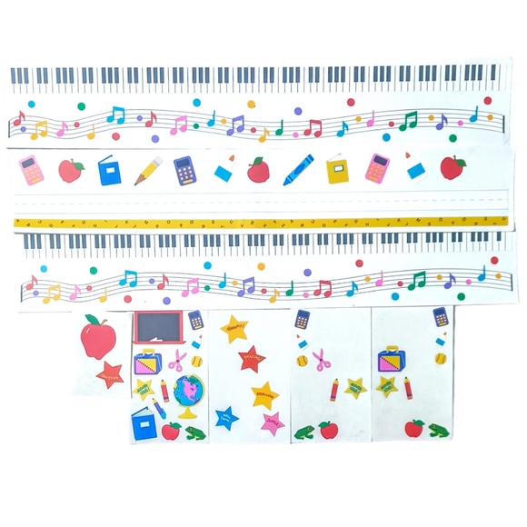 Mrs. Grossman's Vintage 90s Stickers Teacher/ Classroom Theme Scrapbooking Lot - Picture 3 of 3